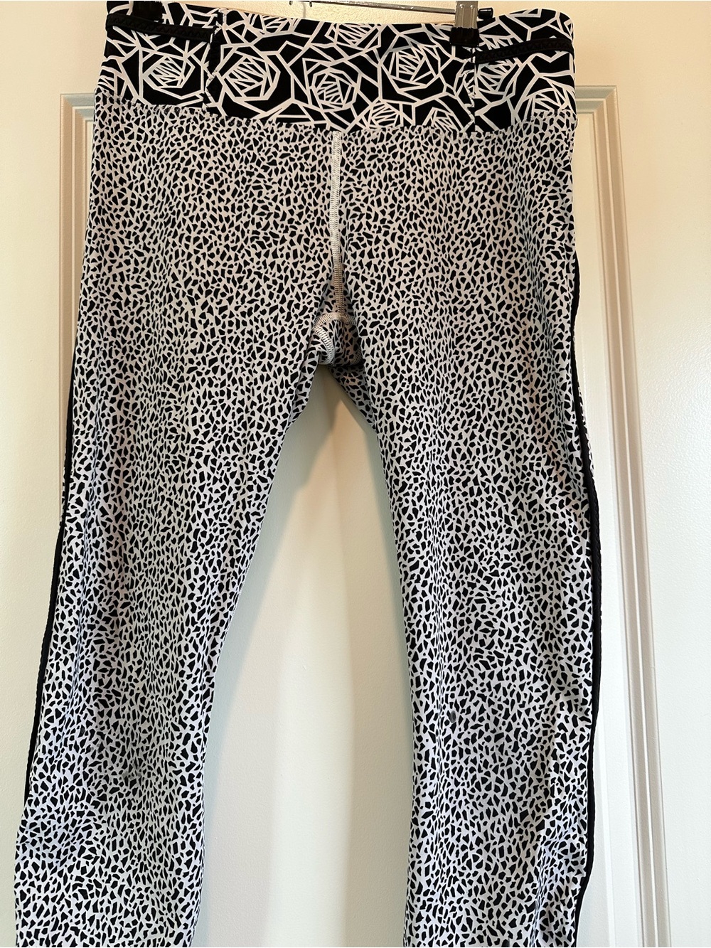 lululemon athletica Black & White Patterned Jumpsuit